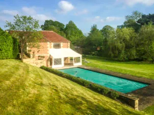 Custom Canvas Swimming Pool Awning