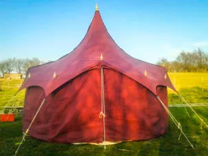 6m Burgundy Marquee