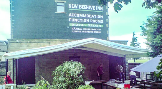 Beer Garden Bespoke Gig Structure