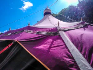 Colourful Festival Marquee_