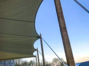 Canvas Canopy Roof Detail