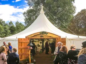 Gorgeous Woodland Wedding Marquee