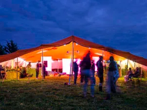 Bedouin Orange Festival Marquee