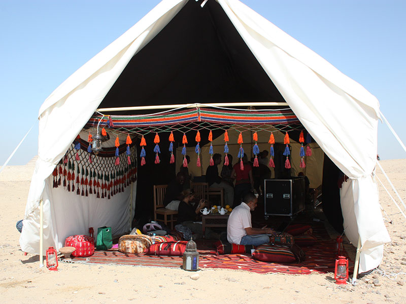 8m By 4m Modular Shippable Expedition Tent Made for BBC