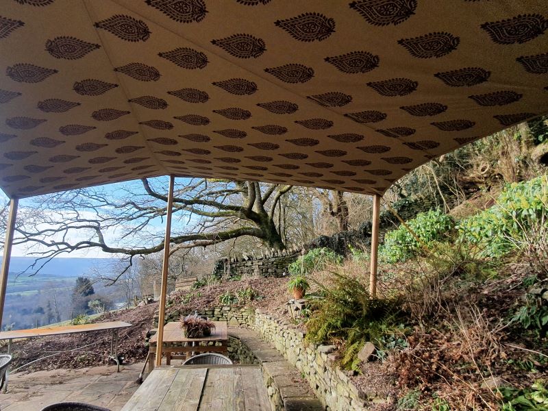 Bespoke Printed Canvas Garden Canopy